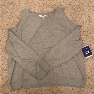 Cold shoulder sweatshirt